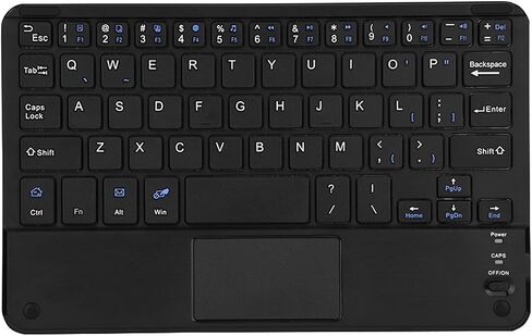 Yctze Ultraslim Wireless Mini Keyboard مع لوحة اللمس ، متوافقة مع الكمبيوتر الشخصي والكمبيوتر اللوحي in Saudi Arabia