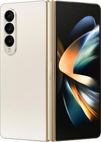 SAMSUNG Galaxy Z Fold 4 Factory Unlocked SM-F936U1 256GB Beige (Renewed) in Saudi Arabia