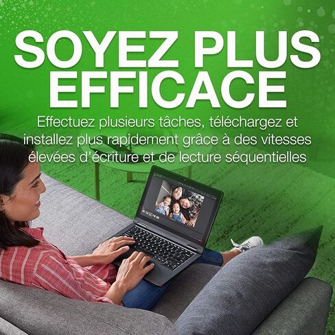 Seagate Barracuda Q1 SSD 480 GB محرك الحالة الصلبة الداخلية - 2.5 بوصة SATA 6 جيجابايت/ثانية لترقية الكمبيوتر المحمول 3D QLC NAND (ZA480CV1A001) ، أسود in Saudi Arabia