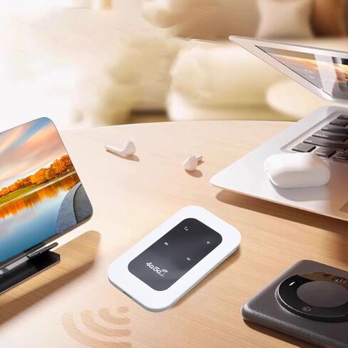 4G 5G Mobile WiFi Hotspot للسفر ، تم فتح جهاز توجيه WiFi المحمول ، حيث تصل إلى 300 ميجابت في الثانية في الثانية مع فتحة بطاقة SIM ، ودعم 10 أجهزة ، والتوصيل والتشغيل in Kuwait