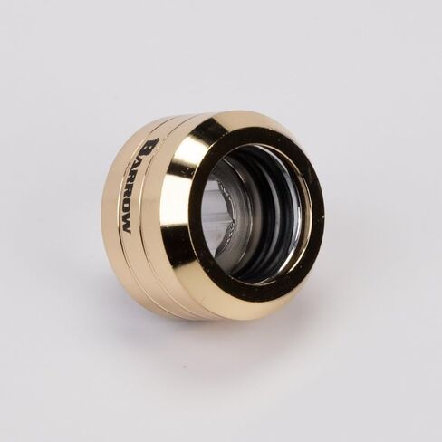Barrow G1/4 "إلى 14 ملم تركيب ضغط أنابيب صلبة ، النهاية السلسة ، الذهب ، 4 عبوات in Kuwait