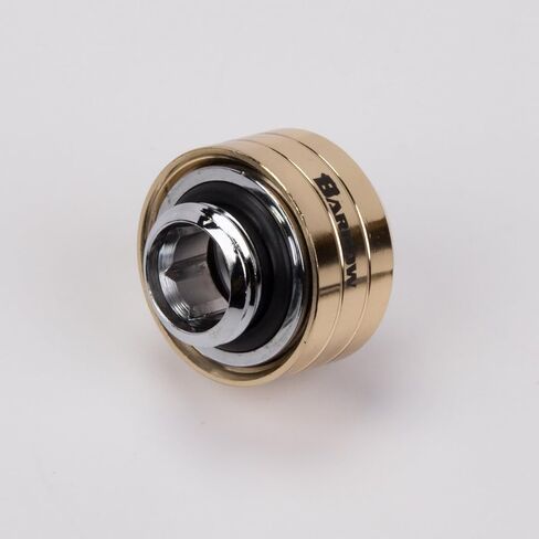 Barrow G1/4 "إلى 14 ملم تركيب ضغط أنابيب صلبة ، النهاية السلسة ، الذهب ، 4 عبوات in Kuwait