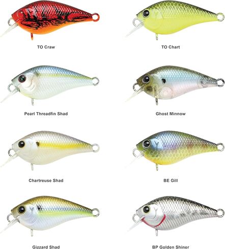 Lucky Craf LC 0.3 ، Silent ، Crankbait ، Squarebill ، معدات الصيد في المياه العذبة ، الفوز بالبطولة ، طعم البطل ، ملحقات الصيد ، صيد الأسماك in Kuwait
