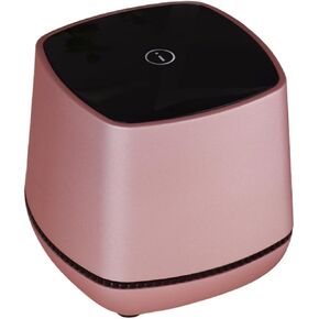 Portable USB Powered Computer Speakers Rose Gold Small Desktop Mini Speaker with Stereo Bass Sound Volume Control Compact Design for Laptop and Home Office Use in Kuwait