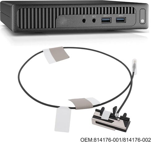 2Pcs Wireless WiFi Antenna Cable with Cover Replacement Part 814176-001 814176-002 Compatible with HP EliteDesk 400 600 800 G2 DM in Saudi Arabia