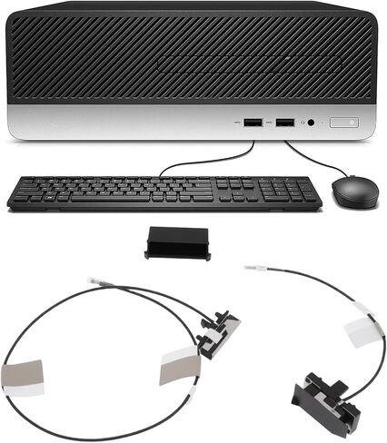 2Pcs Wireless WiFi Antenna Cable with Cover Replacement Part 814176-001 814176-002 Compatible with HP EliteDesk 400 600 800 G2 DM in Saudi Arabia