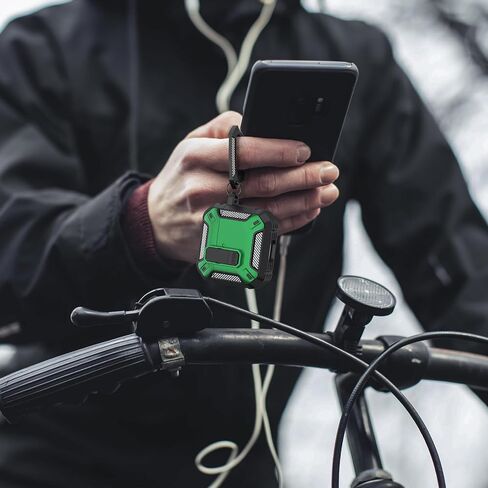 Meliya for Airpods غطاء حالة الجيل الرابع مع مقطع قفل آمن ، غطاء وقائي مقاوم للصدمات الوعرة القذيفة مع مجموعة نظافة للهواء 4 (2024) (أصفر) in Saudi Arabia