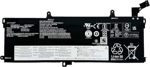 L18M3P71 02DL012 02DL011 بطارية 57WH متوافقة مع Lenovo ThinkPad T590 P53S / ThinkPad T15 Gen 1st / ThinkPad P15S Gen 1st / ThinkPad T15 Gen 2 / ThinkPad P15S Series 2 Series L20D3P71 in Saudi Arabia