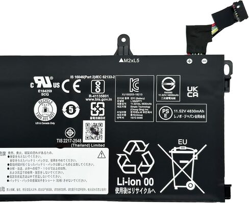 L18M3P71 02DL012 02DL011 بطارية 57WH متوافقة مع Lenovo ThinkPad T590 P53S / ThinkPad T15 Gen 1st / ThinkPad P15S Gen 1st / ThinkPad T15 Gen 2 / ThinkPad P15S Series 2 Series L20D3P71 in Saudi Arabia