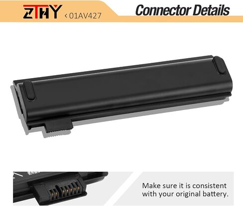 01AV427 01AV425 72WH 61 ++ بطارية الكمبيوتر المحمول متوافقة مع Lenovo ThinkPad T470 P51S P52S T570 T580 A485 A475 TP25 Series 4x50M08812 01AV422 01AV423 01AV428 01AV490 01AV490 01AV452 10.8v in Saudi Arabia