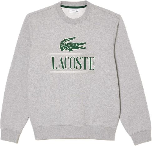 Lacoste Men's Large Croc Graphic Crew Neck Sweatshirt in Saudi Arabia