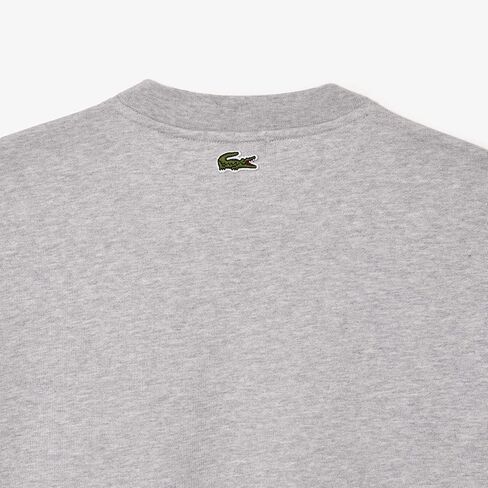 Lacoste Men's Large Croc Graphic Crew Neck Sweatshirt in Saudi Arabia