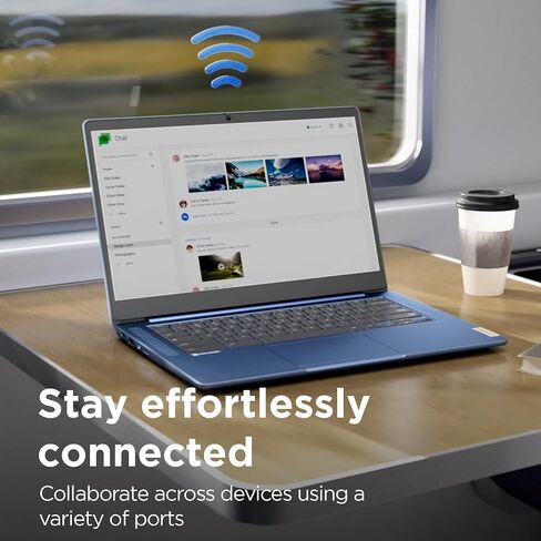 Lenovo Ideapad Slim 3 Chromebook 2025 ، Mediatek Kompanio 520 ، 14 ″ FHD Display (1920 × 1080) ، Chrome OS ، 4GB LPDDR4X ، تخزين 320 جيجا بايت (64 جيجا بايت EMMC+256 جيجابايت) in Kuwait