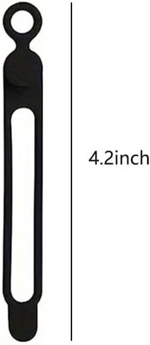 20 Pack Silicone Cable Ties: Versatile Reusable Organizer for Bundling Wires at Home, Office, Kitchen and Travel（Colorful） in Saudi Arabia