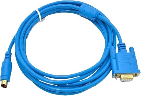 1pcs SC-11 for FX0N/1N/2N/0S/1S/3U Series FX Programming Cable RS232 Download Line(White 2m) in Saudi Arabia
