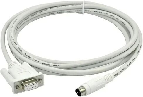 1pcs SC-11 for FX0N/1N/2N/0S/1S/3U Series FX Programming Cable RS232 Download Line(White 2m) in Saudi Arabia