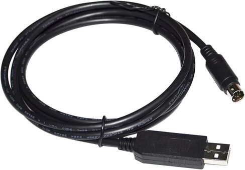 Compatible USB-SC09-FX FT232RL USB to MINI DIN 8P MD8 Male Adapter Programming Cable for FX Series to PC(1.8M) in Saudi Arabia