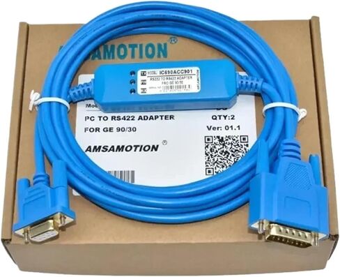 1PCS IC690USB901 لـ 90 Micro GE90-70 GE90-30 كبل برمجة السلسلة IC690ACC901 RS232/SNP تنزيل كبل التسلسلي (USB-ISOLATION) in Kuwait