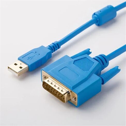 1PCS IC690USB901 لـ 90 Micro GE90-70 GE90-30 كبل برمجة السلسلة IC690ACC901 RS232/SNP تنزيل كبل التسلسلي (USB-ISOLATION) in Kuwait