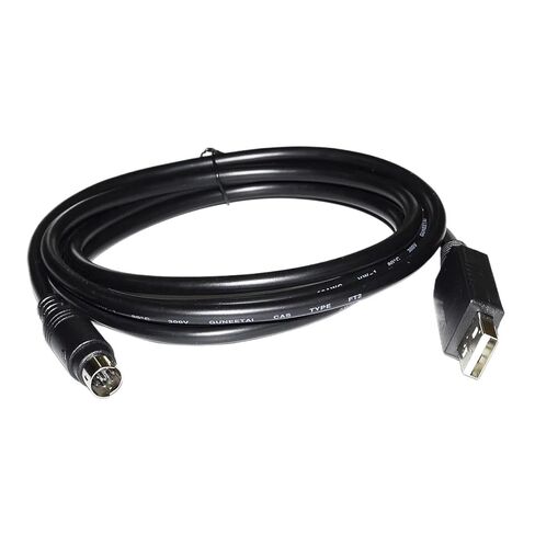 FT232R Chip USB إلى Mini DIN 8 PIN MD8 MALE RS232 CONSORTER SERIAL CABILE لـ LT10 LT11 LT20 LT30 Series Digital Gauge (3 Meter) in Saudi Arabia