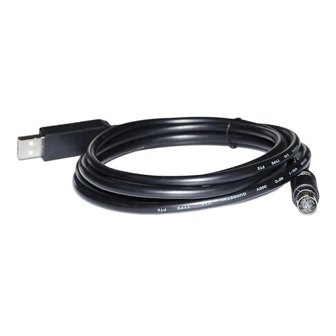FT232R Chip USB إلى Mini DIN 8 PIN MD8 MALE RS232 CONSORTER SERIAL CABILE لـ LT10 LT11 LT20 LT30 Series Digital Gauge (3 Meter) in Saudi Arabia