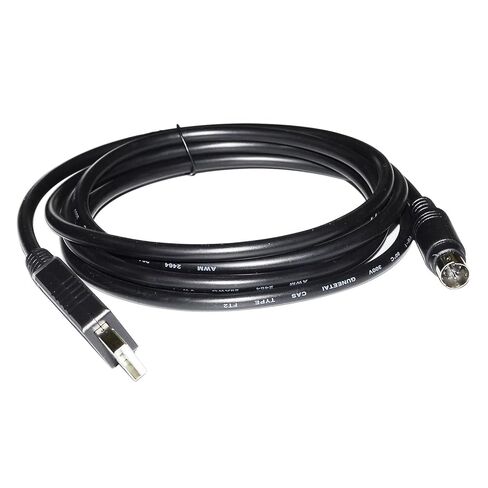 FT232R Chip USB إلى Mini DIN 8 PIN MD8 MALE RS232 CONSORTER SERIAL CABILE لـ LT10 LT11 LT20 LT30 Series Digital Gauge (3 Meter) in Saudi Arabia