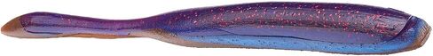 Strike King KVD Dream Shot Fishing Lure, Soft Plastic Worm, Hinged Tail Section, Coffee Scent, Salt Impregnated, Open Pour Technology in Saudi Arabia
