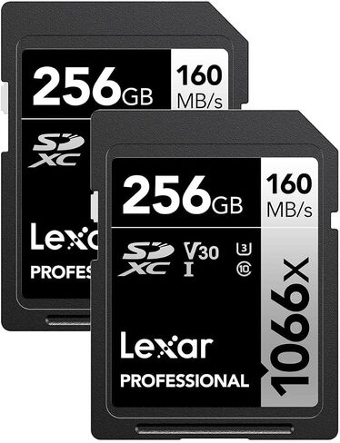 سلسلة Lexar Silver Professional 1066x 256GB UHS-I U3 SDXC CARD in Kuwait