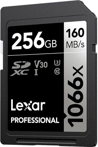 سلسلة Lexar Silver Professional 1066x 256GB UHS-I U3 SDXC CARD in Kuwait
