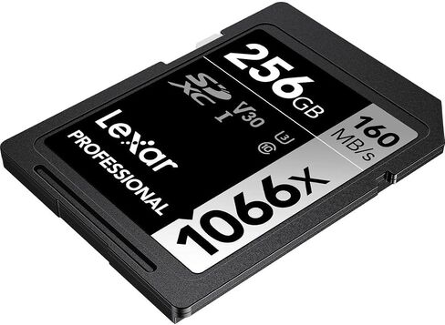 سلسلة Lexar Silver Professional 1066x 256GB UHS-I U3 SDXC CARD in Kuwait