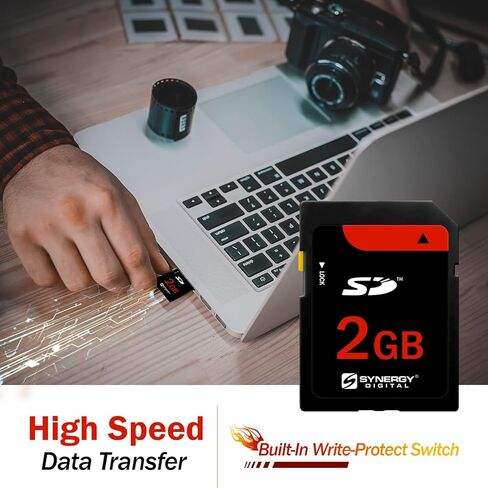 Synergy Digital 2GB Secure Digital SD Memory Cards, Compatible with Panasonic Lumix DMC-FH25 Digital Camera - Pack of 3 in Saudi Arabia