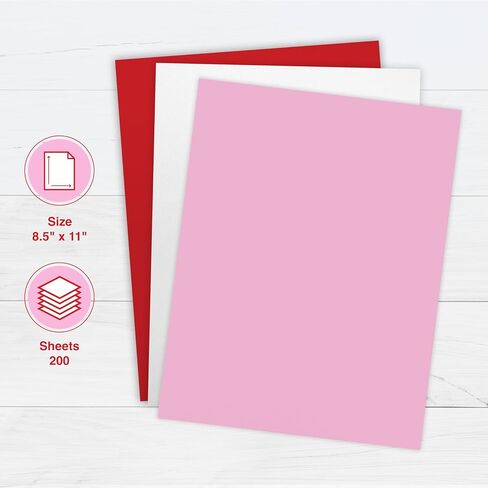 Printworks Easter Cardstock Collection, 67lb Heavyweight Cardstock, Includes Pastel Pink, Green, Yellow, Blue, and White Cardstock, 200 sheets total, Perfect for Cards, Crafts & More … in Saudi Arabia