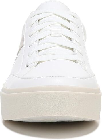 Dr. Scholl's Shoes Women's Madison Lace Sneaker Oxford, White Smooth, 6.5 in Saudi Arabia