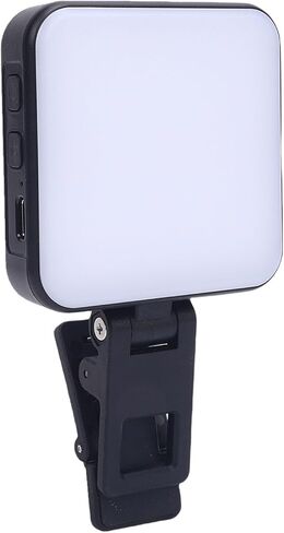 LED Video Fill Light, 2500K-6500K Dimmable Rechargeable Camera Light with Double Sided Lighting for Live Streaming Selfies Video Conferencing in Saudi Arabia