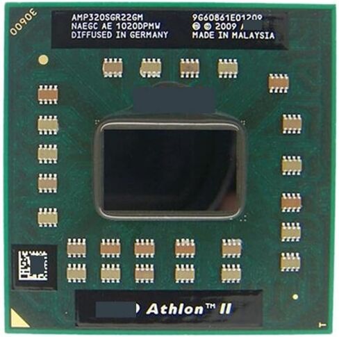 وحدة المعالجة المركزية للكمبيوتر المحمول A II ثنائي النواة AMP320SGR22GM P320 2.1GHz 1M 25W P340 P560 P540 P860 in Saudi Arabia