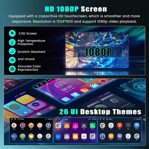 2+64G Android 15 Car Stereo for Hyundai Tucson 2006-2009,9 inch Touch Screen Radio Wireless Apple CarPlay Android Auto DSP 5G WiFi Bluetooth GPS FM RDS+Free AHD Backup Cam in Saudi Arabia