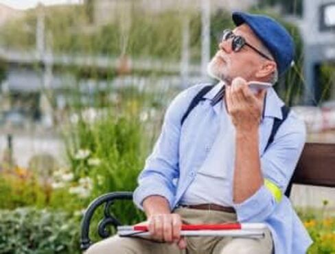 RealSAM Pocket 5G Smartphone Voice-Operated Unlocked for The Blind & Visually Impaired; Just Tap The Screen and Talk, It's That Simple (No Hunting Icons or Swiping) Smart Assistant for Blind People in Saudi Arabia
