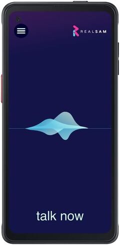 RealSAM Pocket 5G Smartphone Voice-Operated Unlocked for The Blind & Visually Impaired; Just Tap The Screen and Talk, It's That Simple (No Hunting Icons or Swiping) Smart Assistant for Blind People in Saudi Arabia