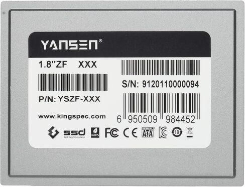 256 جيجا بايت يانسن 1.8 بوصة ZIF 40-Pin SSD Solid State Disk Screen in Kuwait