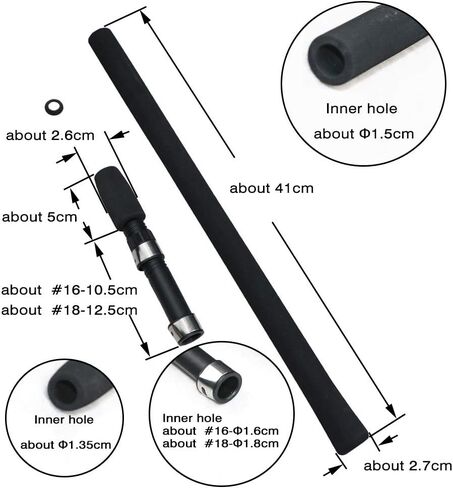 MNFT EVA Fishing Rod Handle with Reel Seat DIY EVA Foam Spinning Fishing Rod Handle Grips for Rod Building or Repair in Saudi Arabia