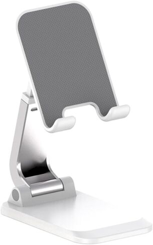 حامل الهاتف الخليوي القابل للطي ، حامل هاتف سطح المكتب قابل للطي بالكامل ، Dock Dock متوافق مع الهاتف 16 15 14 13 12 11 Pro XS XS Max XR X 8 ، Nintendo Switch ، جميع الهواتف in Kuwait