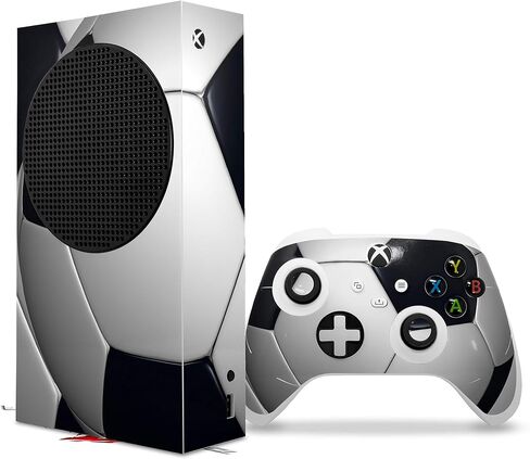 WraptorSkinz Skin Decal Vinyl Wrap compatible with the XBOX Series S Console and Controller Soccer Ball (GAMING CONSOLE NOT INCLUDED) in Saudi Arabia