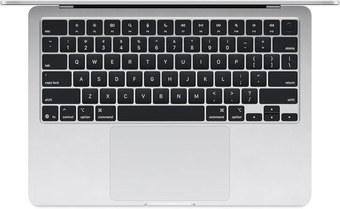 Apple 2025 MacBook Air محمول 13 بوصة مع رقاقة M4 ، 10 وحدة المعالجة المركزية الأساسية ، 10 Core GPU ، ذاكرة موحدة 24 جيجابايت ، تخزين 1 تيرابايت SSD - الفضة in Kuwait
