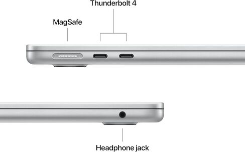 Apple 2025 MacBook Air محمول 13 بوصة مع رقاقة M4 ، 10 وحدة المعالجة المركزية الأساسية ، 10 Core GPU ، ذاكرة موحدة 24 جيجابايت ، تخزين 1 تيرابايت SSD - الفضة in Kuwait