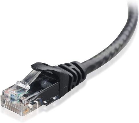 كبلات الكابلات الطويلة Cat6 Ethernet (كابل Cat6 ، كابل Cat 6) باللون الأسود 75 قدمًا وطويلًا Cat6a (SSTP ، SFTP) كابل إيثرنت محمي in Saudi Arabia