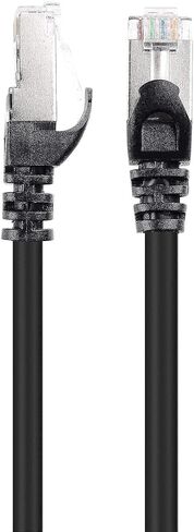 كبلات الكابلات الطويلة Cat6 Ethernet (كابل Cat6 ، كابل Cat 6) باللون الأسود 75 قدمًا وطويلًا Cat6a (SSTP ، SFTP) كابل إيثرنت محمي in Saudi Arabia