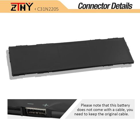 Zthy C31N2205 استبدال بطارية الكمبيوتر المحمول لـ ASUS Chromebook Vibe CX34 Flip CX3401FBA CM3401FFA CM3401-R3128BL CX9400CEA-DDS566T Expertbook B3 B3404CVF 0B200-040000000 in Kuwait