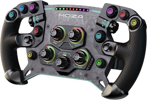 Moza Racing ステリングホイール GS V2P عجلة القيادة ハンドル GT ・ الصيغة カスタマイズ可能な 10 ​​個の LED RGB ボタン レーシングゲーム レーシングゲーム R057 【国内正規品】 in Saudi Arabia