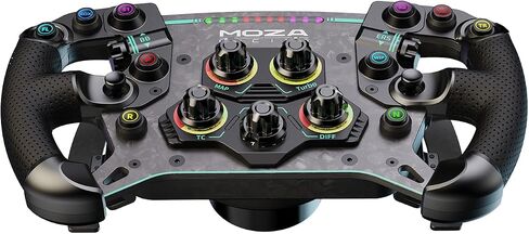 Moza Racing ステリングホイール GS V2P عجلة القيادة ハンドル GT ・ الصيغة カスタマイズ可能な 10 ​​個の LED RGB ボタン レーシングゲーム レーシングゲーム R057 【国内正規品】 in Saudi Arabia