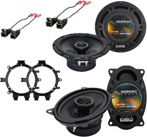 Ammonony Audio HA-R5 متوافق مع Chevy Silverado Pickud Classic 2007 Series 5.25 "225W SPEENS & GRILLS ، HA-R46 Series 4X6 120W SPEALES و HA-724568 HARRINCES in Saudi Arabia